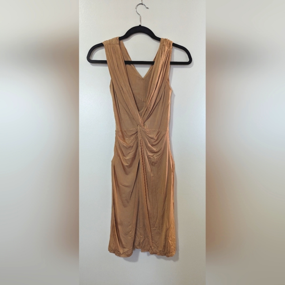 Bebe Gold Party Dress